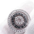 Astrale Cerchi Pendant Necklace 18K White Gold with Diamond