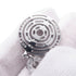 Astrale Cerchi Pendant Necklace 18K White Gold with Diamond