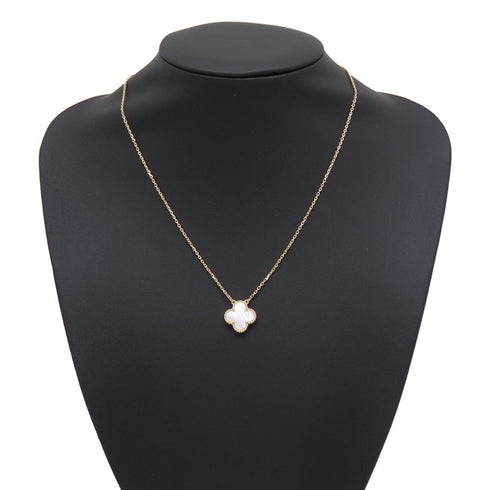 Alhambra Pendant Necklace 18K Yellow Gold and Mother of Pearl