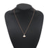 Pendant Necklace 18K Rose Gold with Mother of Pearl and Diamond