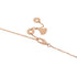 Pendant Necklace 18K Rose Gold with Mother of Pearl and Diamond