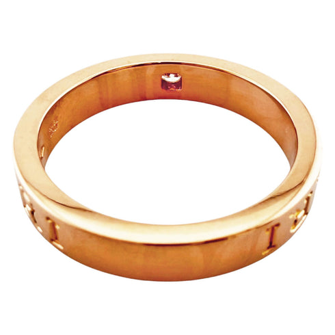 Ring 18K Rose Gold with Diamond