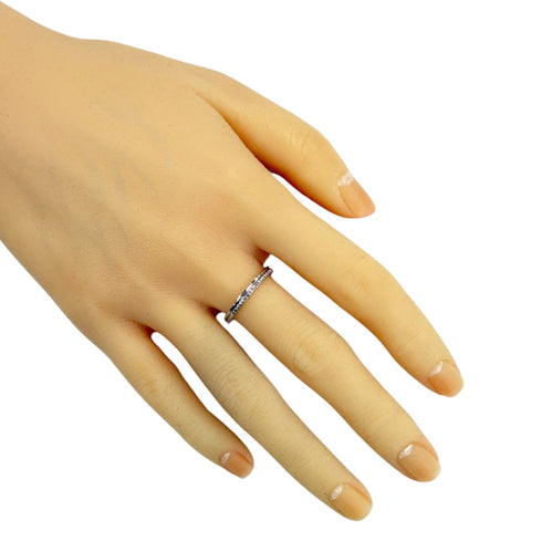 Quatre Radiant Half Ring Platinum
