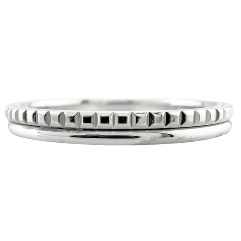 Quatre Radiant Half Ring Platinum