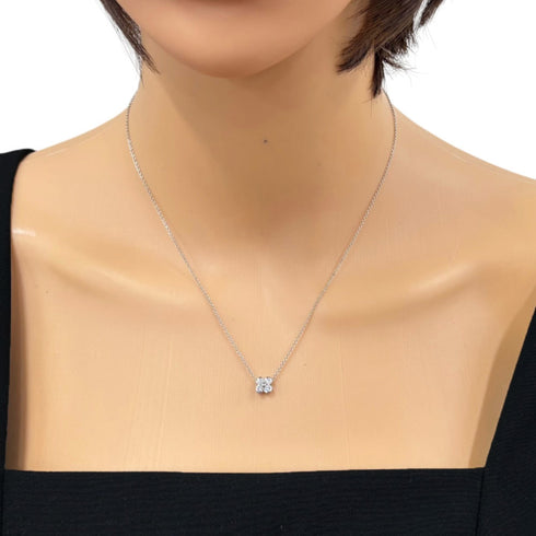 Pendant Necklace Platinum With Diamond