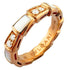 Serpenti Viper Ring 18K Rose Gold with Diamonds