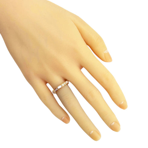 Serpenti Viper Ring 18K Rose Gold with Diamonds