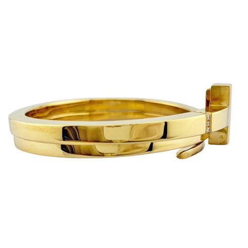 T Square Wrap Bracelet 18K Yellow Gold