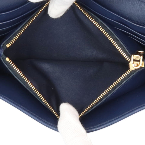 Flap Crossbody Bag Matelasse Leather Small