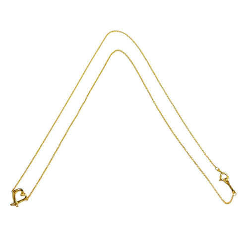 Loving Heart Pendant Necklace 18K Yellow Gold
