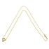 Loving Heart Pendant Necklace 18K Yellow Gold