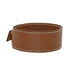 Artemis Bangle Leather Gold Brown Bracelet