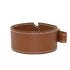 Artemis Bangle Leather Gold Brown Bracelet
