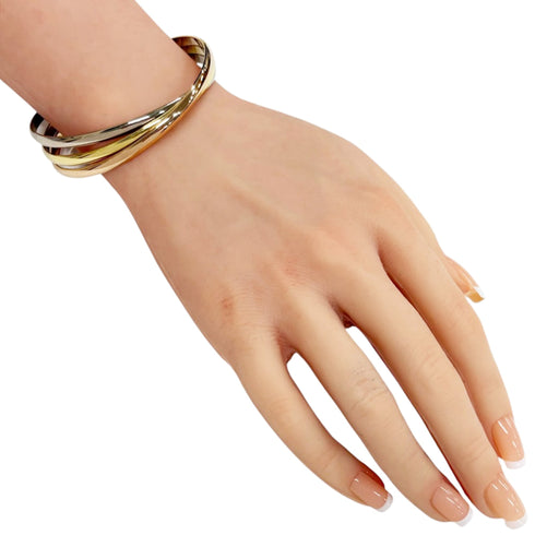 Trinity Bracelet 18K Tricolor Gold
