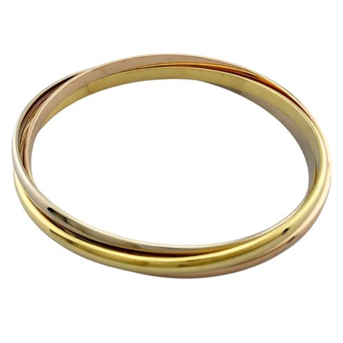 Trinity Bracelet 18K Tricolor Gold