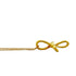 Infinity Cross Pendant Necklace 18K Yellow Gold