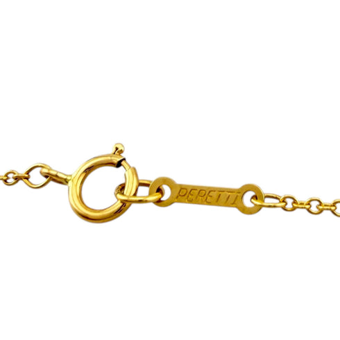 Infinity Cross Pendant Necklace 18K Yellow Gold