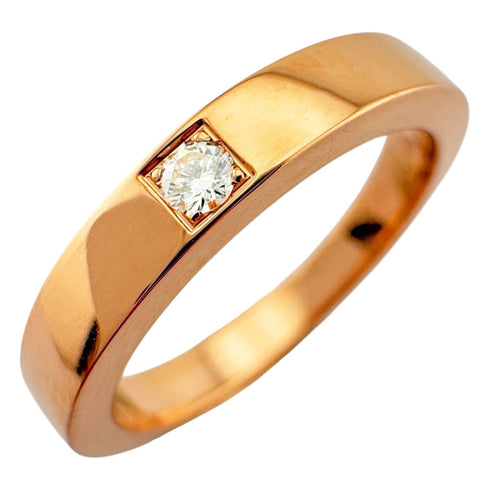 Ring 18K Rose Gold with Diamond
