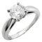 Bonheur Solitaire Ring Platinum