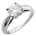 Bonheur Solitaire Ring Platinum