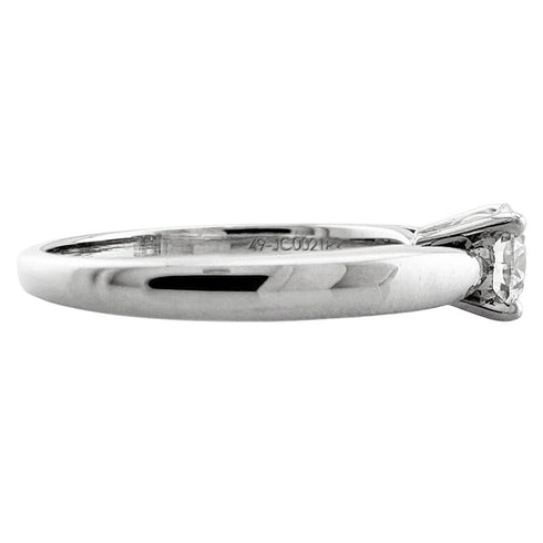 Bonheur Solitaire Ring Platinum
