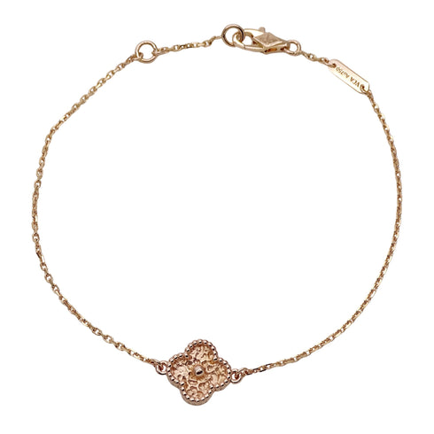 Sweet Alhambra Bracelet 18K Rose Gold