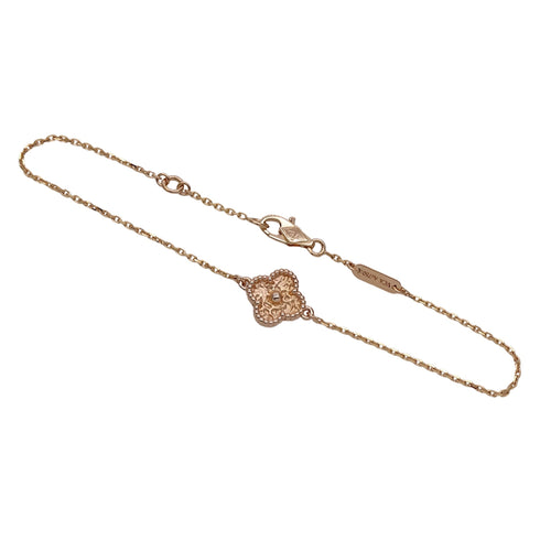 Sweet Alhambra Bracelet 18K Rose Gold