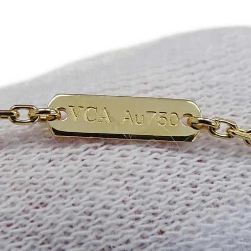 Vintage Alhambra Pendant Necklace 18K Yellow Gold