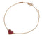 Sweet Alhambra Bracelet 18K Rose Gold and Carnelian