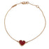 Sweet Alhambra Bracelet 18K Rose Gold and Carnelian