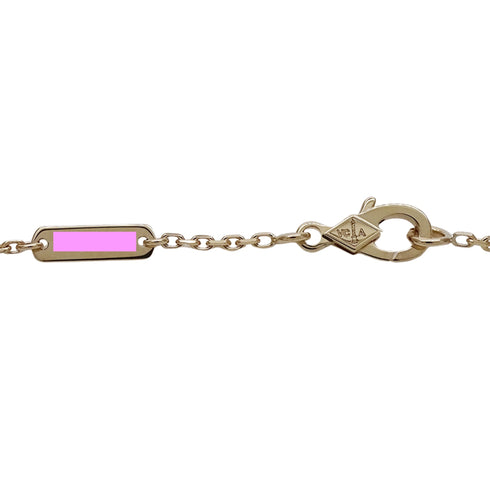 Vintage Alhambra Pendant Necklace 18K Yellow Gold