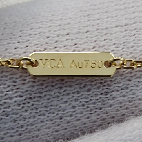 Vintage Alhambra Pendant Necklace 18K Yellow Gold