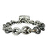 Bamboo Handle Bag Motif Chain Bracelet Sterling Silver