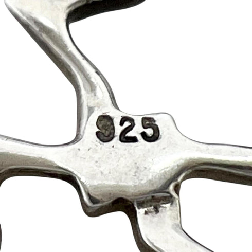 Triple Star Pendant Necklace Sterling Silver