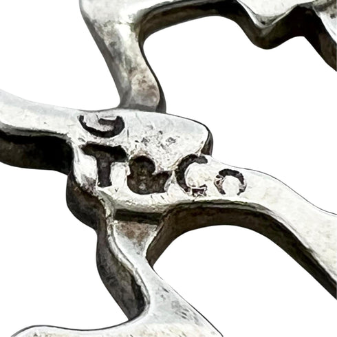 Triple Star Pendant Necklace Sterling Silver