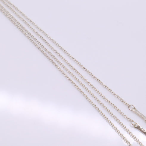 Open Heart Pendant Necklace Sterling Silver 12mm