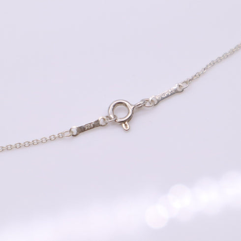 Open Heart Pendant Necklace Sterling Silver 12mm