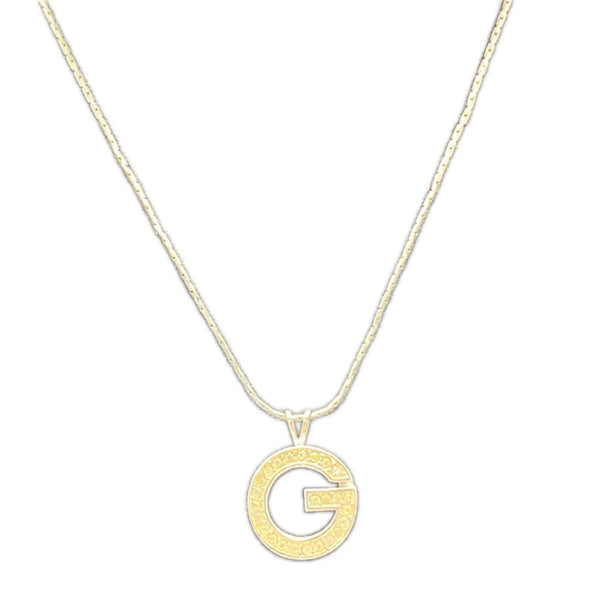 Pendant Necklace Sterling Silver With Rhinestone