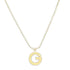 Pendant Necklace Sterling Silver With Rhinestone