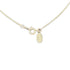 Pendant Necklace Sterling Silver With Rhinestone