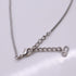 D- Pendant Necklace Sterling Silver
