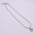 D- Pendant Necklace Sterling Silver