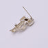 Twist Ribbon Brooch Gold and Sterling Silver