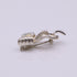 Twist Ribbon Brooch Gold and Sterling Silver