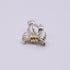 Twist Ribbon Brooch Gold and Sterling Silver
