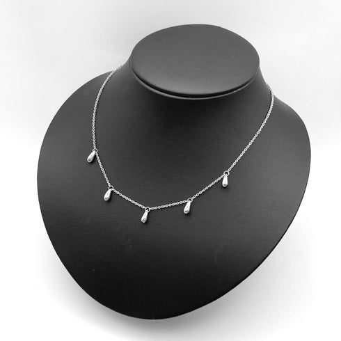 Elsa Peretti Pendant Necklace Sterling Silver 8mm