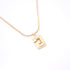 Pendant Necklace Gold with Rhinestone