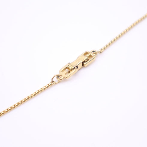 Pendant Necklace Gold with Rhinestone