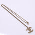 CC Logo Pendant Necklace Metal
