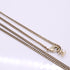 CC Logo Pendant Necklace Metal